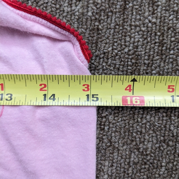 Mutts Organic Imagine Love Spaghetti Strap Top Women's Medium Pink Cotton - Picture 6 of 8